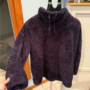 Old Navy Plush Purple Fleece Jacket